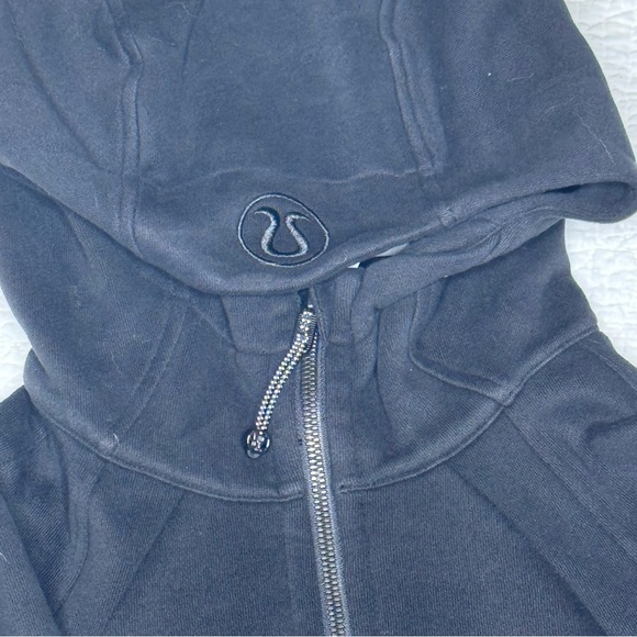 Lululemon Scuba Full Zip Hoodie Black NWT NEW size 0 - Picture 3 of 15